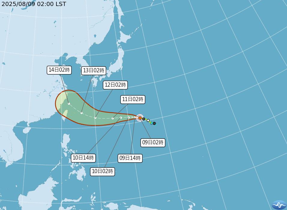 快新聞／「楊柳」北上or南壓？　氣象專家：AI預報與電腦模式擂台賽