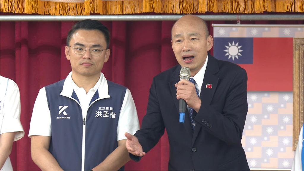 喊話罷免若成功　台灣民主一場空　藍委掛韓國瑜新口號遭綠酸