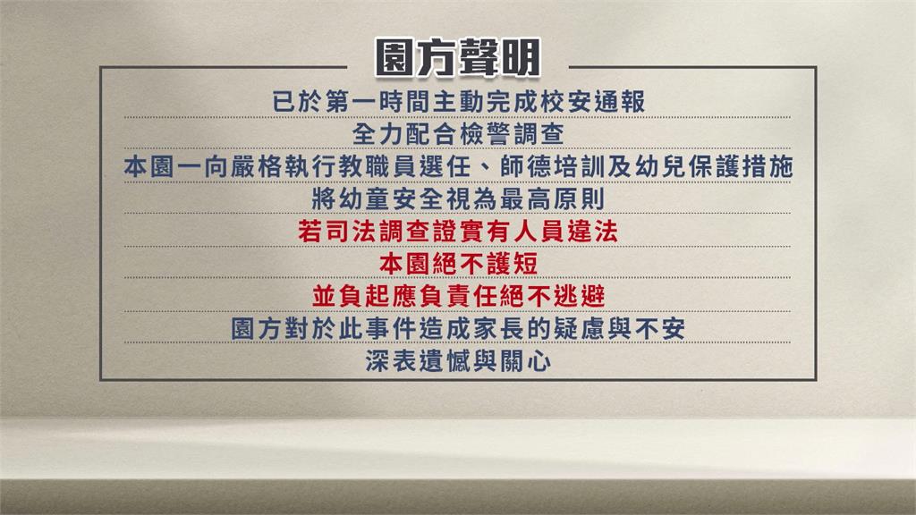 台中私幼師疑朝４歲女童伸狼爪？　園方：若查證屬實絕不護短