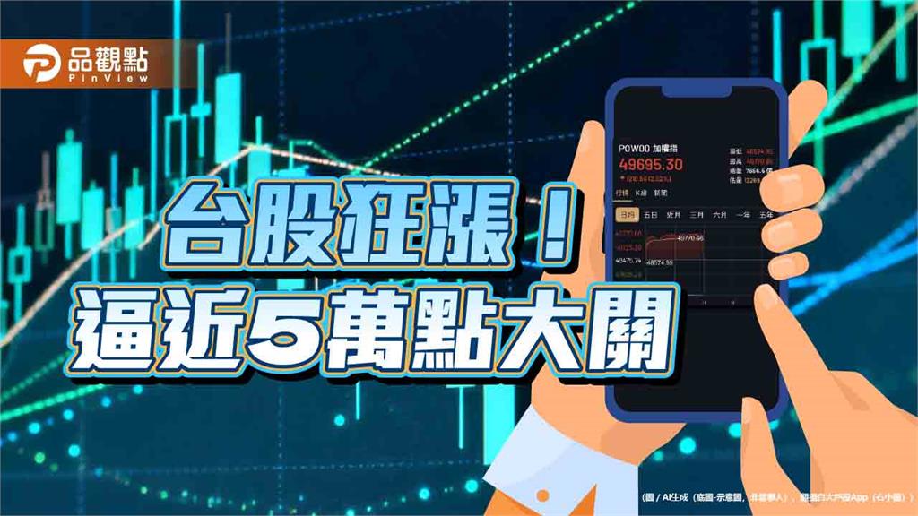 台股狂漲逾1200點!再創新高49770 台股ETF十月除息表秒懂