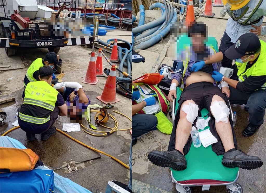 快新聞／驚！新北蘆洲工安事故　2台電工人遭電擊燙傷送醫