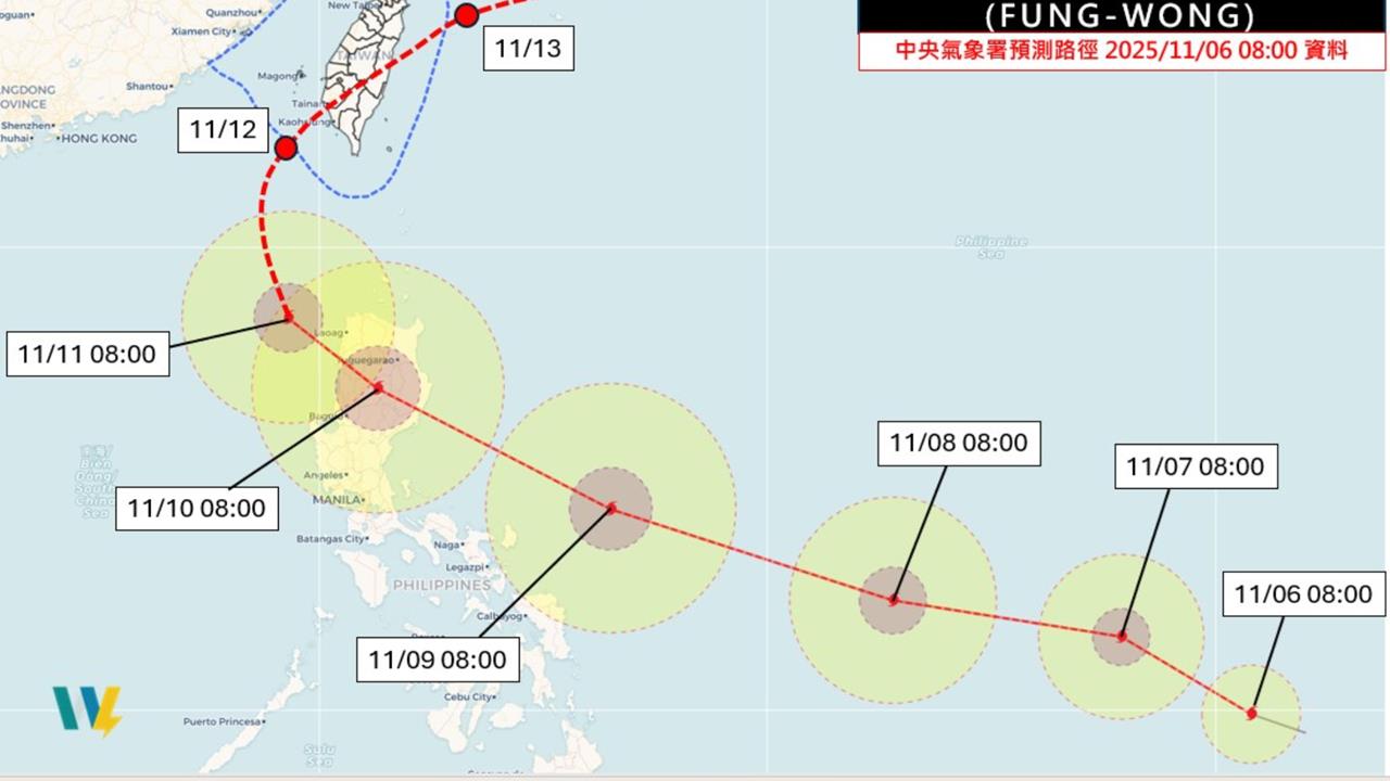 鳳凰颱風又大又強恐「經過台灣上空」!專家揭「最新路徑」急示警:來者不善