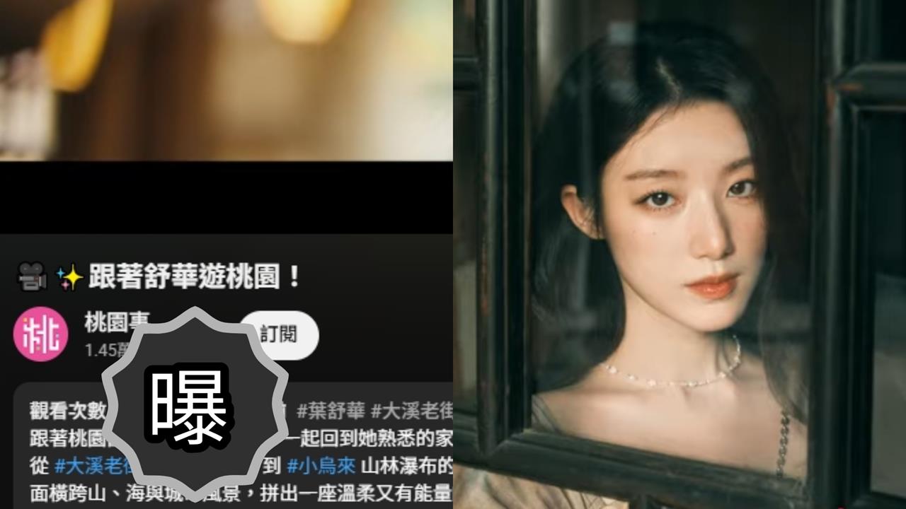 桃園找舒華拍觀光宣傳片卻冷清？「5小時僅24次觀看」網揭1關鍵原因