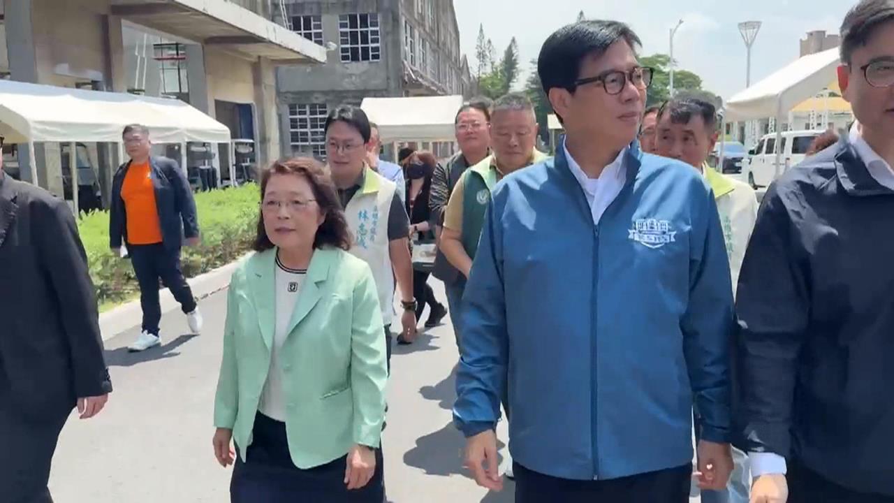視察高雄親子遊樂園！澎縣長參選人吳淑瑾：當選擬設室內遊樂區