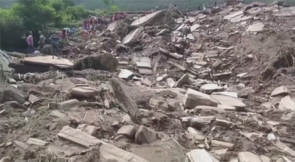 尼泊爾週日黎明前又土石流 至少12人罹難