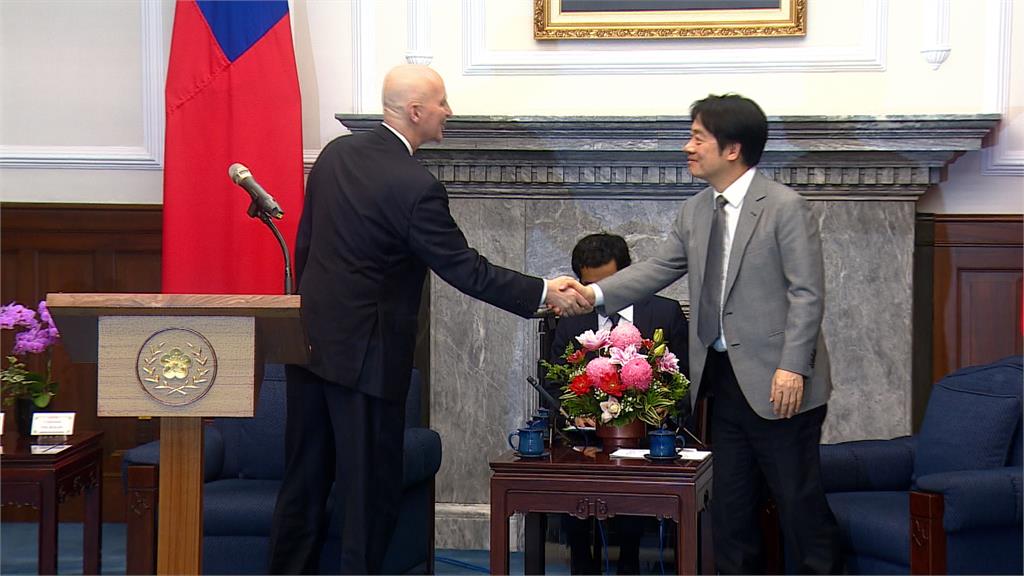 賴總統接見美跨黨派參議員　瑞克茲：跨黨派對台支持不變