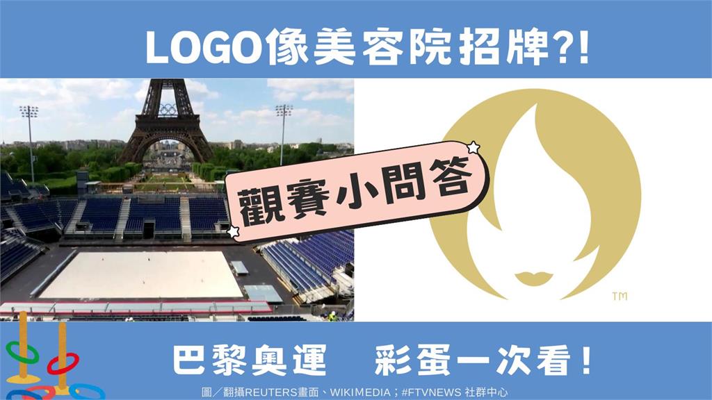 巴黎奧運專題／LOGO好像美容院招牌？！ 景點與賽事的結合 彩蛋一次看！