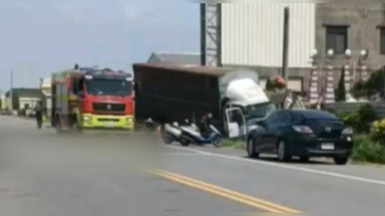 上香途中遇死劫！ 大貨車失控衝喪宅 雲林婦人慘喪命