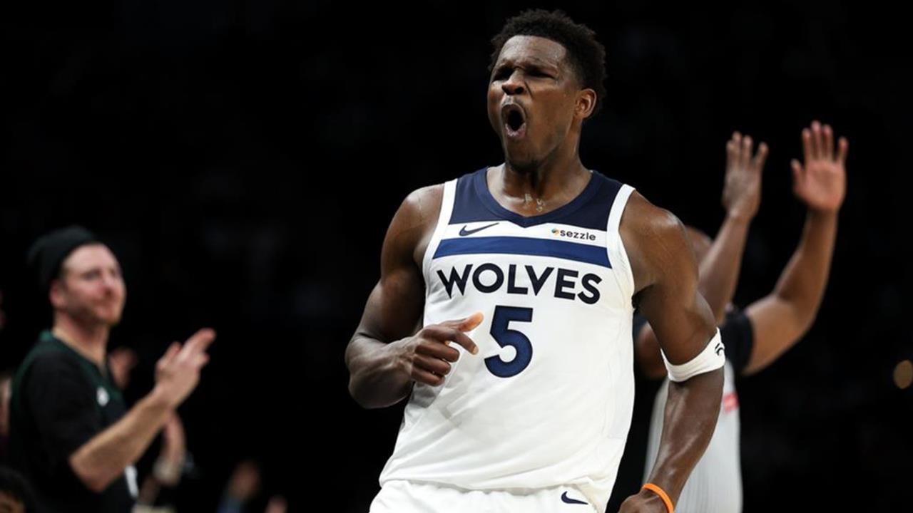 NBA(影)／灰狼好消息！一哥愛德華茲膝傷好轉有望G1回歸對決「法國斑馬」