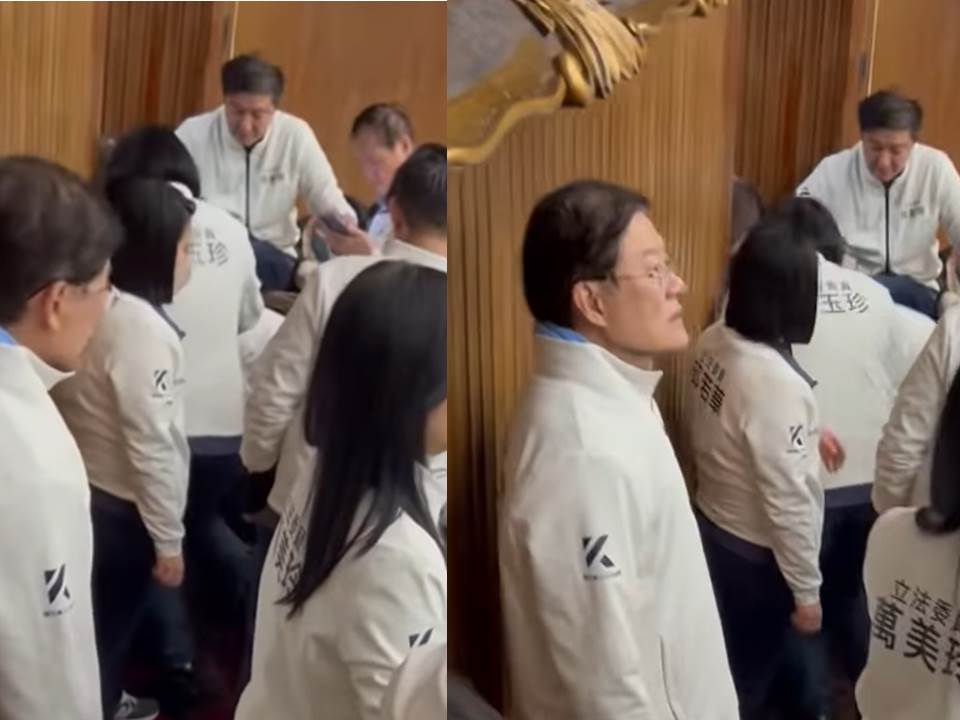 快新聞／影片曝光！藍營圍人牆「陳玉珍在裡面踩人」　網轟：為什麼可以無法無天