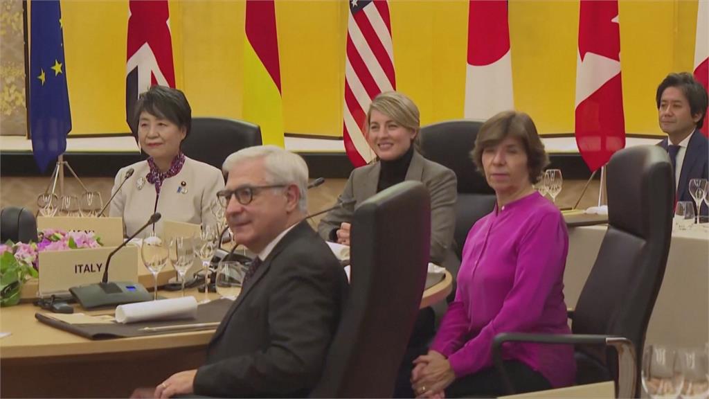 布林肯結束中東行抵東京參加G7　場外上百示威者抗議要求推動以哈停火