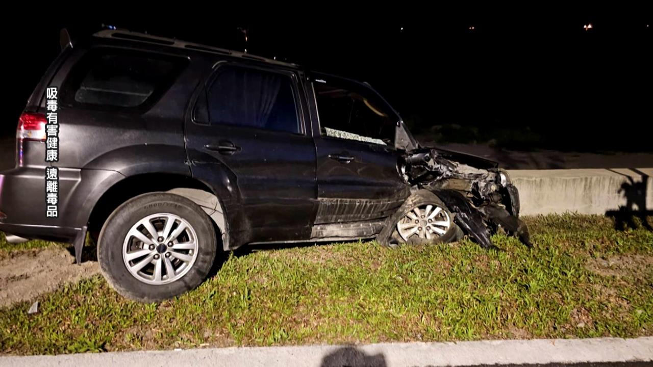 肇事拆車牌心虛棄車　隔日吸毒到案說明自投羅網