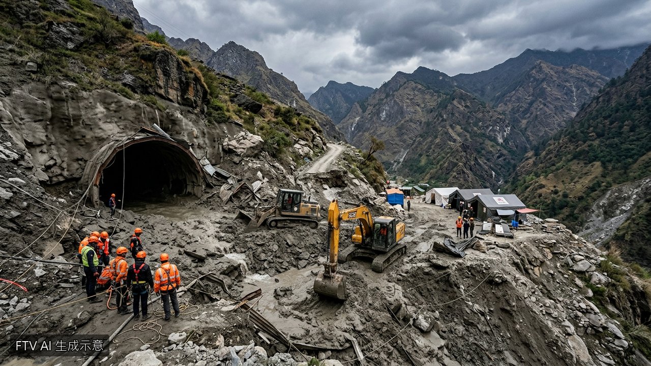 尼泊爾冰川崩塌釀洪災　搜救隊鑽通水電廠隧道送氧搶救