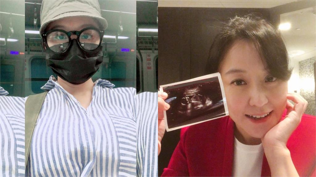45歲海裕芬「挺孕肚」搭捷運近況曝　感嘆：自帶安全氣囊！