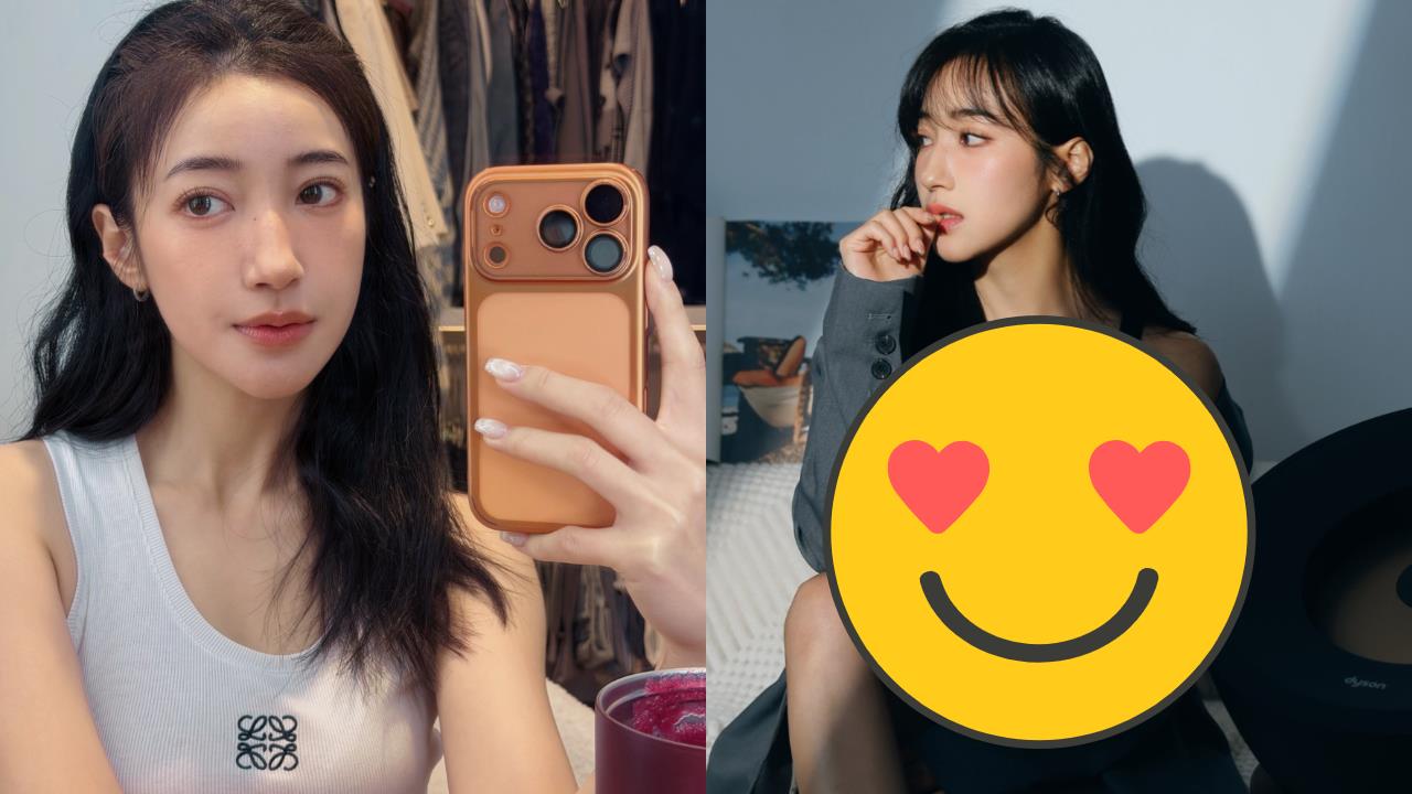 正妹西裝裡只穿深V內衣！細肩帶撐不住火辣爆出　本尊竟是八點檔女神