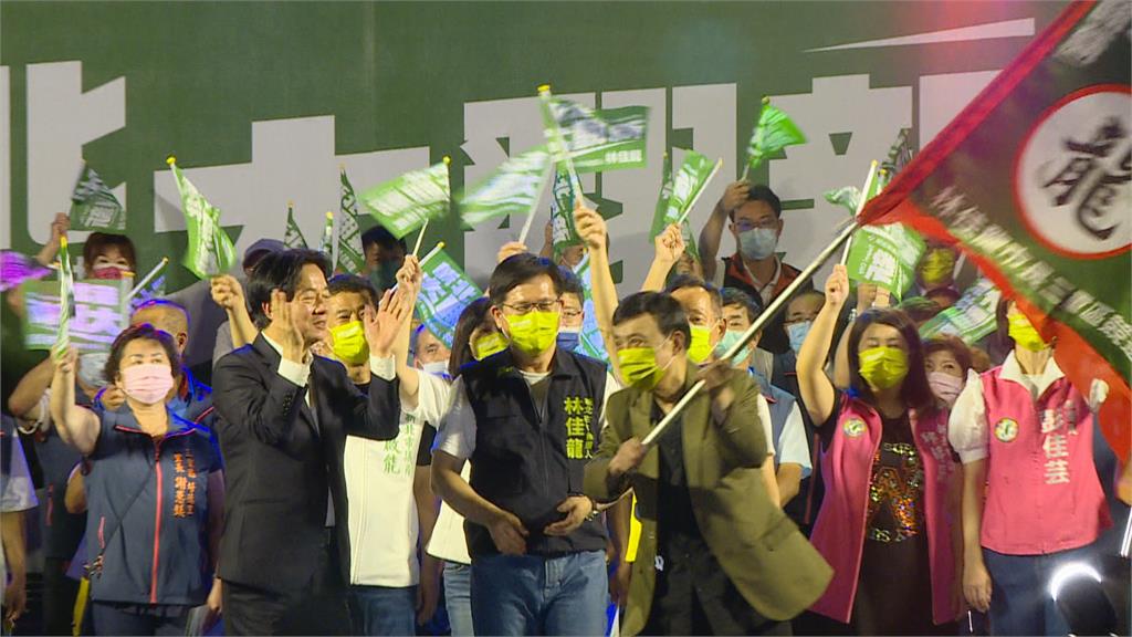林佳龍出關行程滿檔 感謝分身.賢內助幫站台衝刺選情