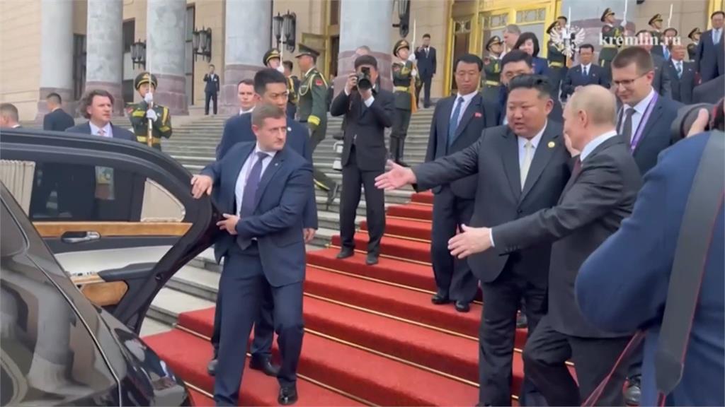 出席中國閱兵互動熱絡 普丁感謝北韓派兵 再邀金正恩訪莫斯科