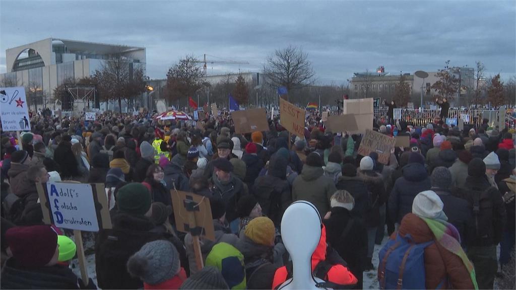 抗議極右翼政黨討論驅逐移民　德國破百萬人上街示威