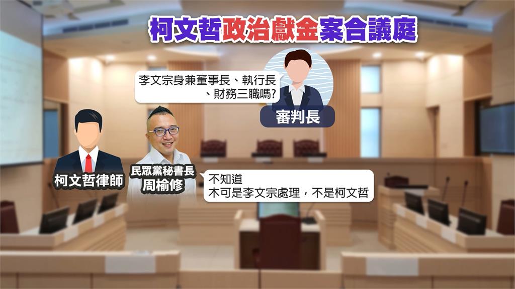 柯文哲「政治獻金案」開庭！　北院傳周榆修作證　北檢再提抗告