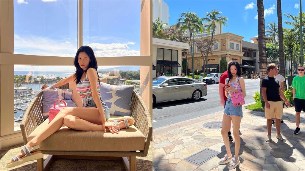 少時忙內夏威夷「解放美腿」!辣穿露背裝網看暈 「少時忙內」徐玄現蹤夏威夷!辣穿露背裝「解放美腿」40萬網全看暈