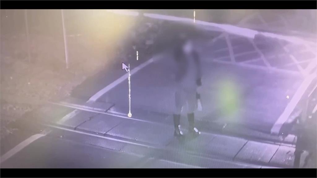 以為在攔小黃? 醉酒女平交道舉手攔火車險遭撞