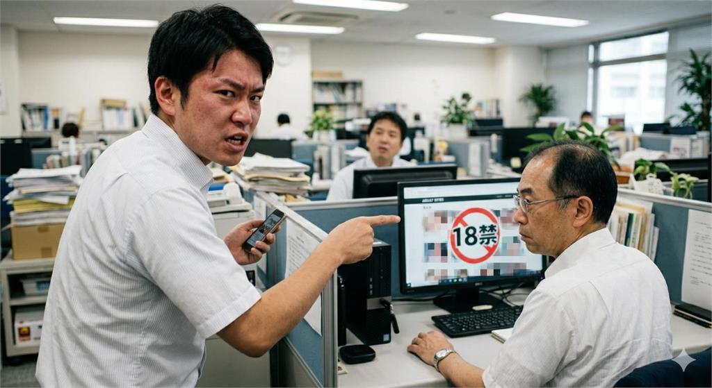 55歲公務員「上班看成人片」還存下來放USB！同事火大檢舉悽慘結局曝光