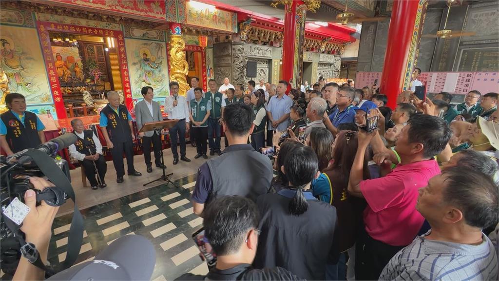 賴清德南下雲林輔選劉建國　呼籲鄉親換黨換人做縣長