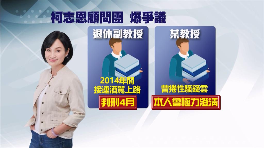 柯志恩競選顧問團大翻車　名單現性騷﹑酒駕累犯