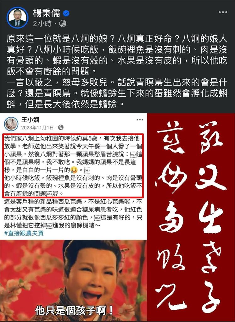 統戰手法遭踢爆同路人急壞!八炯媽被肉搜「1事」網傻眼:沒料硬要黑
