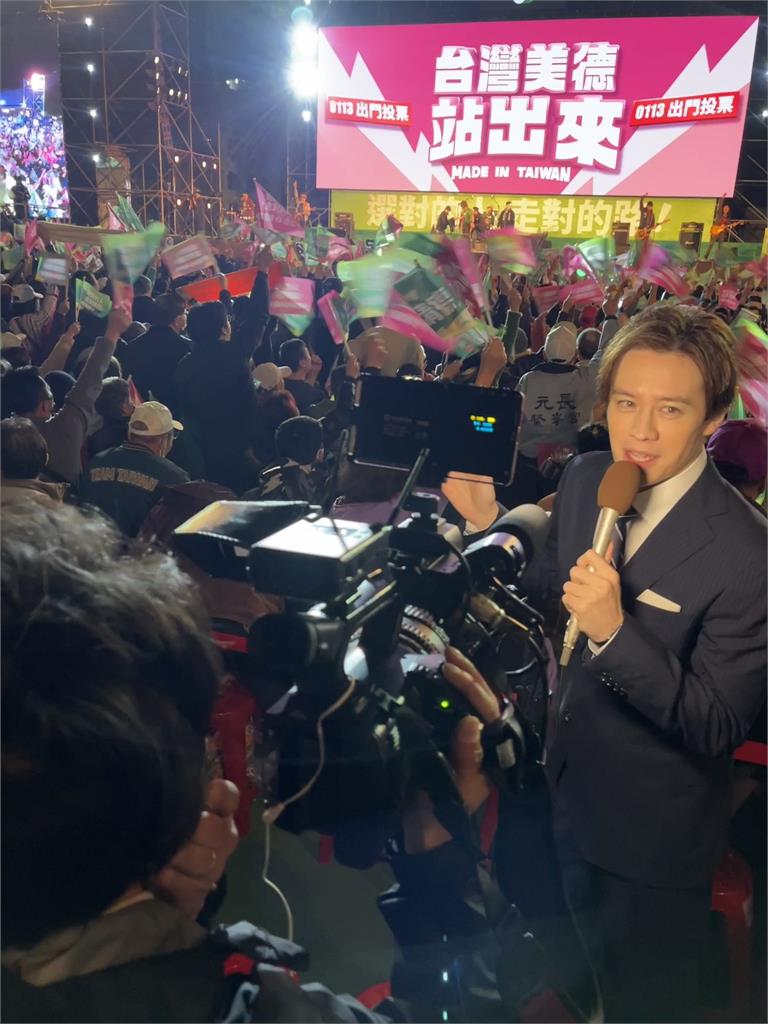 「日本混血男神」驚喜現身賴清德選前之夜!西裝筆挺「激帥真面目」粉快嚇爛