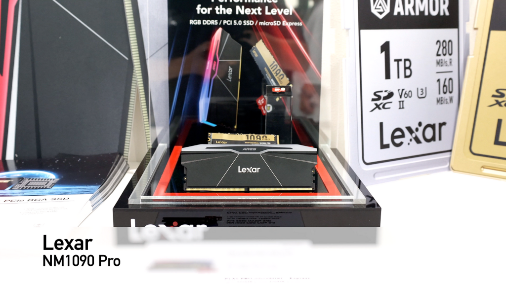 儲存遇見 AI。Longsys 攜手 Lexar 展出全方位儲存產品 打造 PTM 商業模式