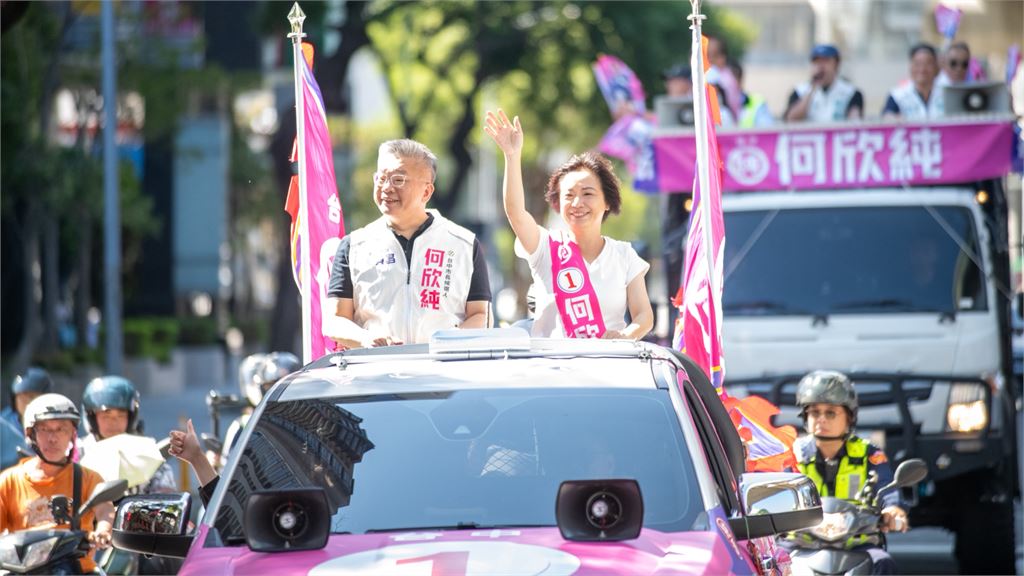 快新聞／再現勝選好彩頭！何欣純神抽「幸運1號」：台中第一