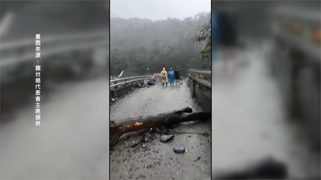 豪雨炸山區爆土石流！　屏東佳暮部落唯一聯外道路受阻
