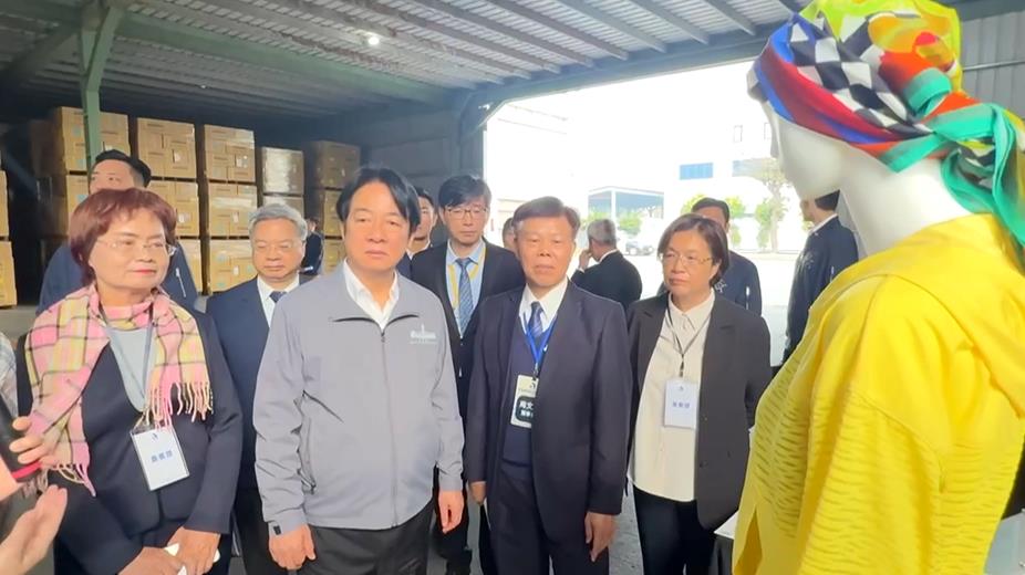 美對台關稅15％不疊加　總統：紡織業與日韓平行抗中國