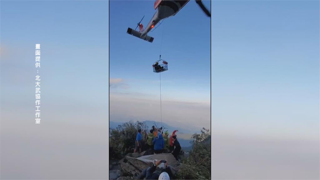 攀登北大武山一連三起意外　救援受傷山友　救難員疲於奔命