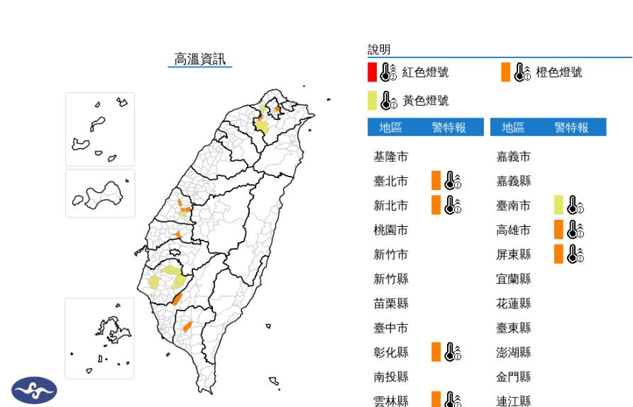 快新聞/太陽好大!7縣市熱浪來襲 雙北等6地慎防36度高溫