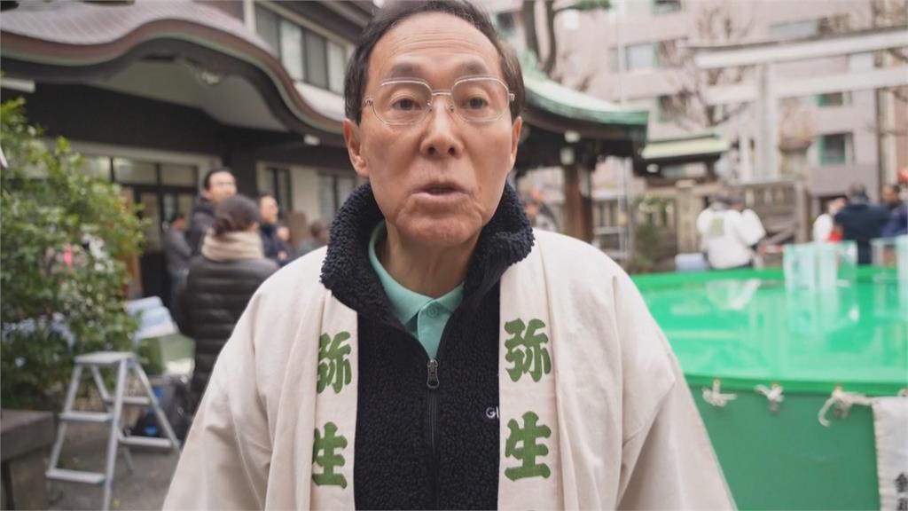 日本新年「泡冰水」儀式 民眾不畏寒冷為來年祈福