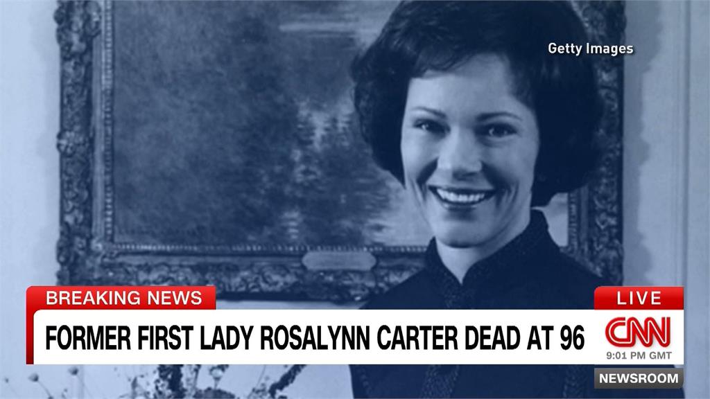 美國前總統卡特夫人羅莎琳去世　享耆壽96歲