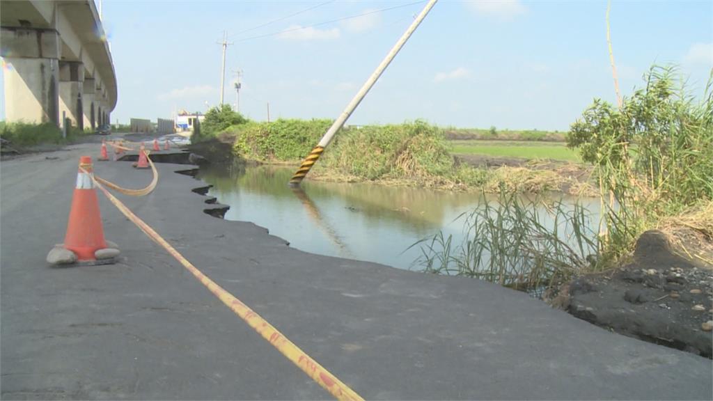 驚!濁水溪畔河川地掏空 距高鐵橋墩僅10公尺