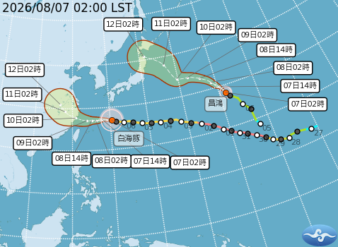 快新聞／中颱「白海豚」海警最快午後發布！西半部、宜蘭留意雨勢