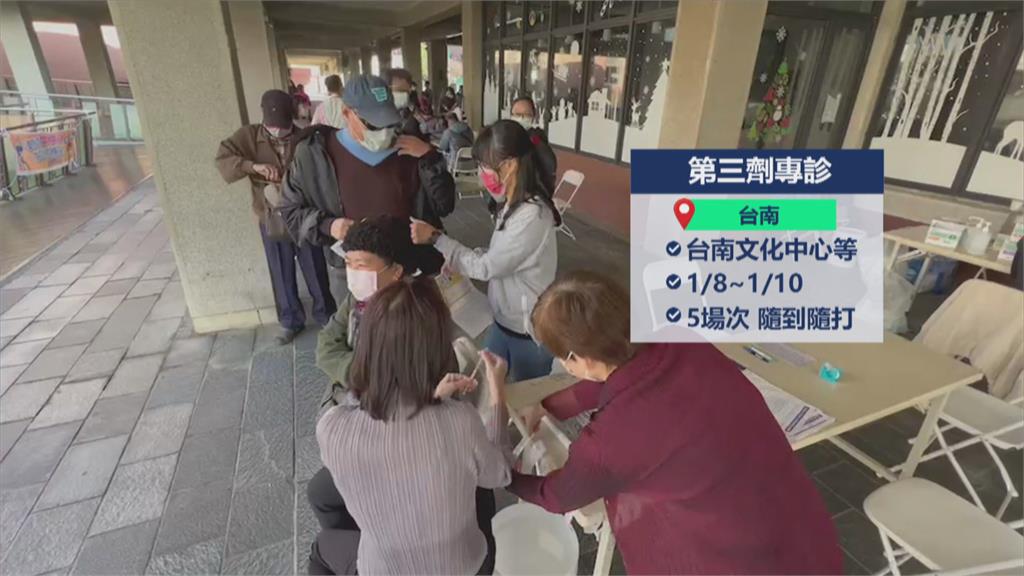 CDC放寬第三劑施打對象 高雄、台南設大型接種站