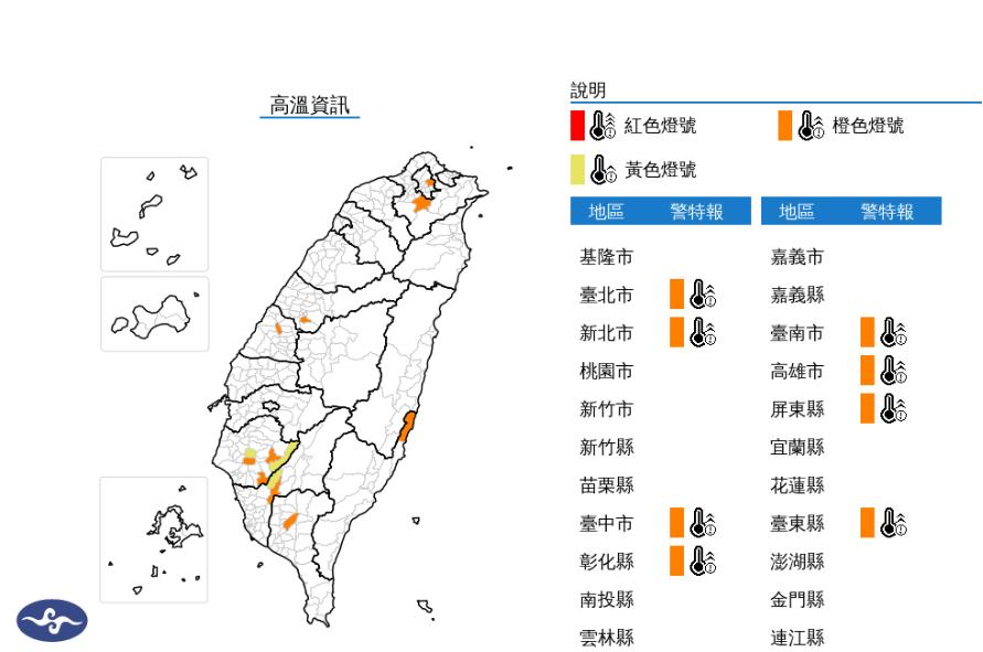 快新聞/多喝水!8縣市熱浪來襲 驚人高溫數據曝光