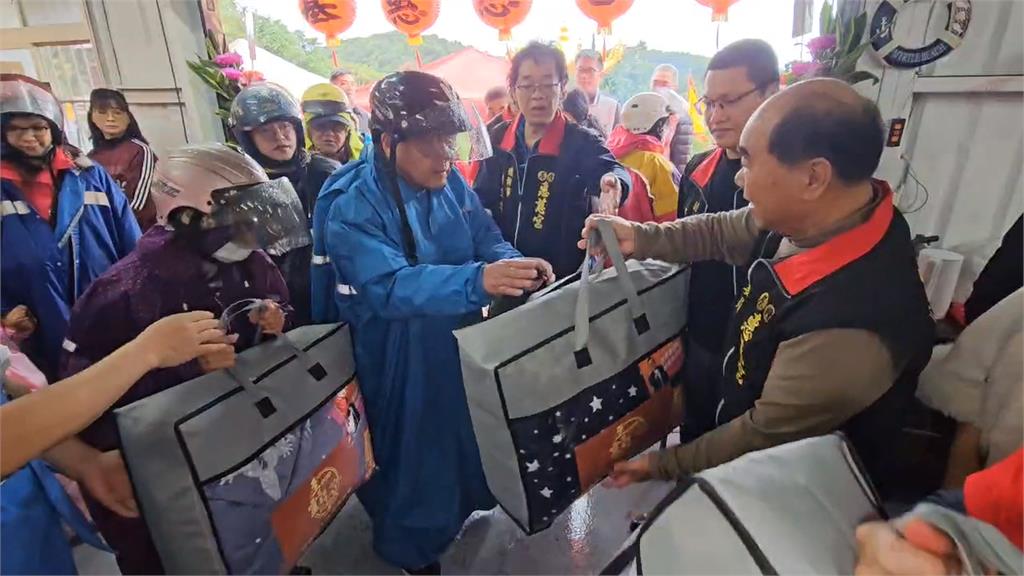 基隆惠慈宮去年遭祝融神像毀損　舉行重建入火安座大典