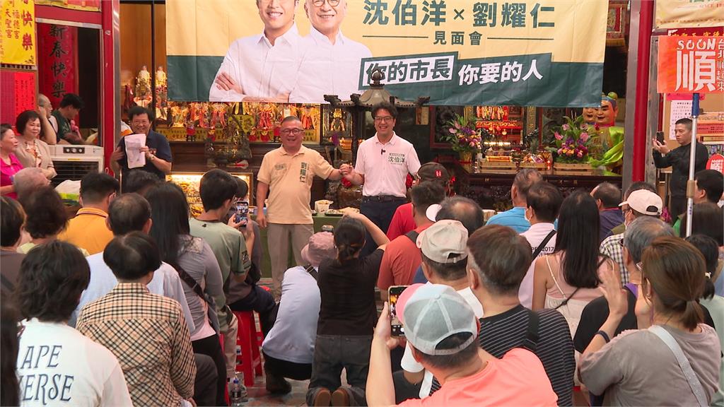 洋流持續發威！　沈伯洋逛臨江夜市超人氣　　競總主委找誰？全說了