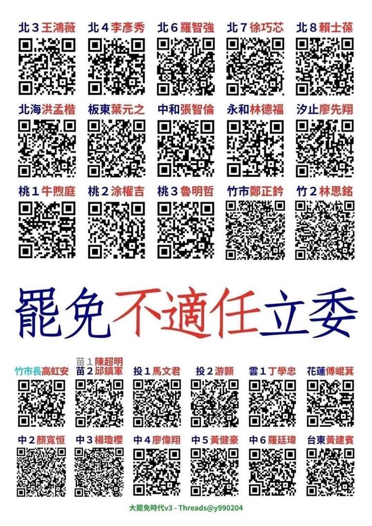 頂10度體感低溫! 民眾排隊領表「罷免徐巧芯、李彥秀」啟動