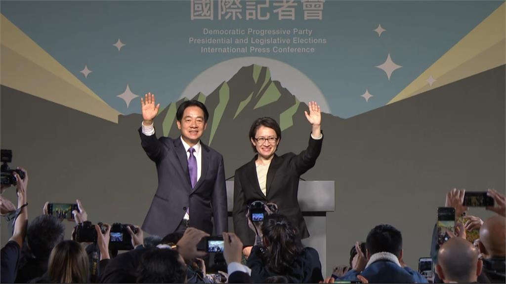 勝選國際記者會　　賴清德：台灣選擇站在民主這一邊