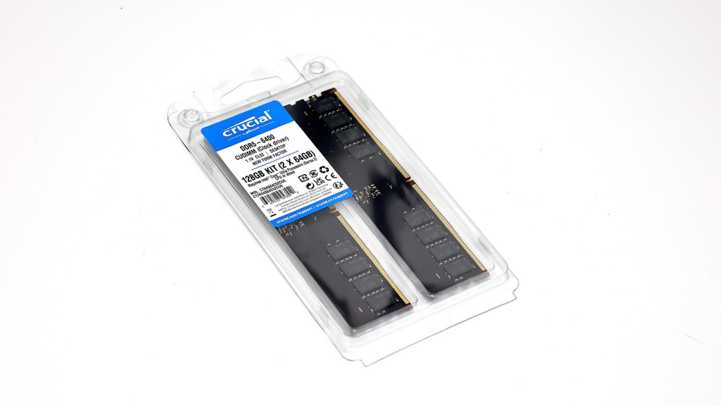 Crucial 大容量 JEDEC 新品 128GB Kit (64GBx2) DDR5–6400 CUDIMM