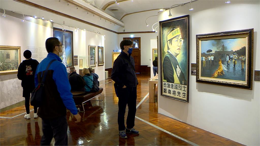 二二八事件76週年前夕 「民主畫家」詹三原畫展開幕