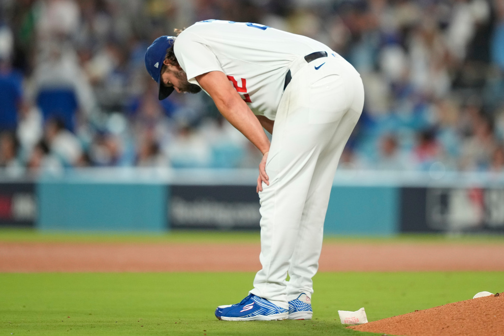 MLB(影)/柯蕭「季後賽爆炸」已不是新聞!8局下半挨兩轟狂失5分 球迷開始離場