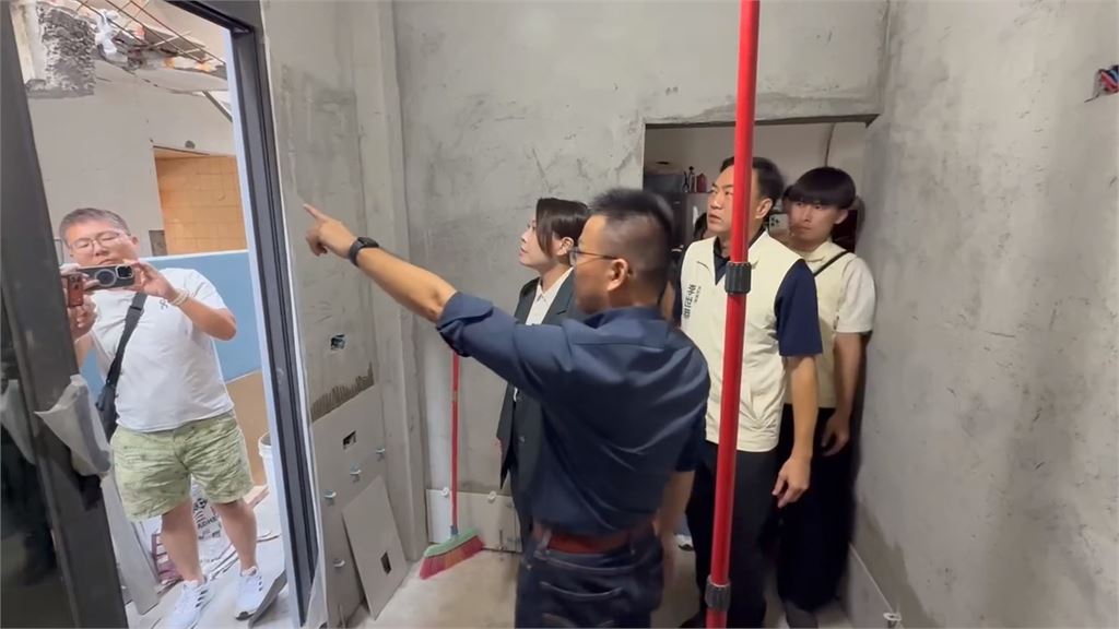 莊競程拋南寮升級、承諾捷運動工　高虹安返氣爆現場勘查修繕進度